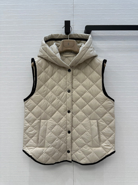 Brune 25fw hoodie vest