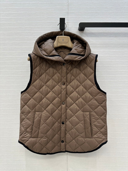 Brune 25fw hoodie vest