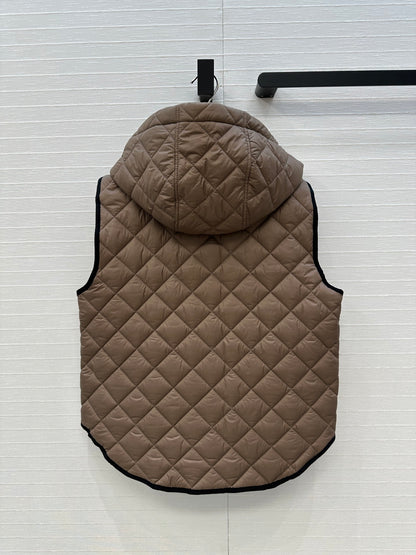 Brune 25fw hoodie vest