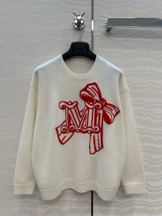 Max 25fw embroidered sewater