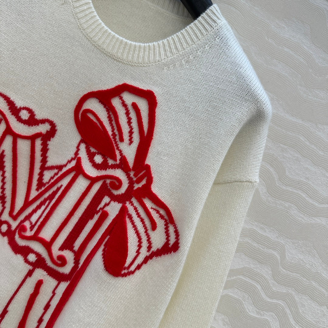 Max 25fw embroidered sewater