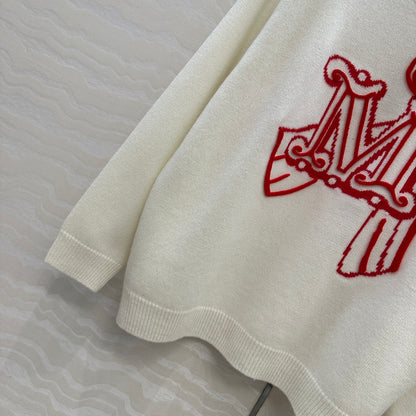 Max 25fw embroidered sewater
