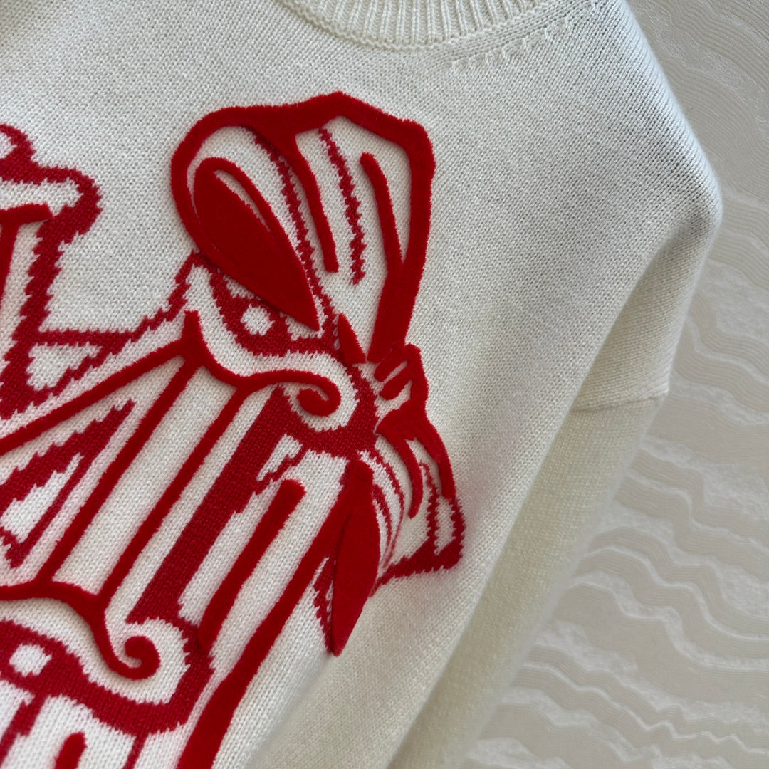 Max 25fw embroidered sewater