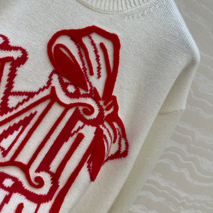 Max 25fw embroidered sewater