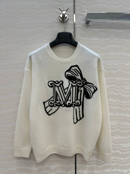 Max 25fw embroidered sewater