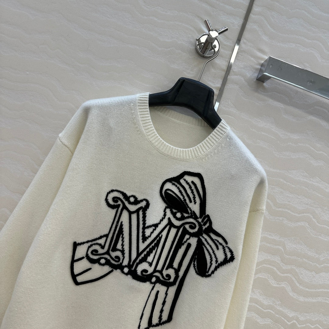Max 25fw embroidered sewater