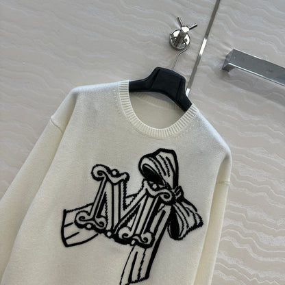 Max 25fw embroidered sewater