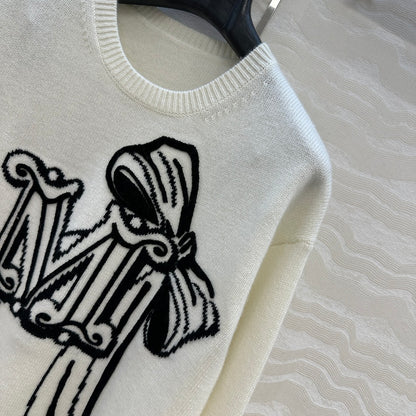 Max 25fw embroidered sewater