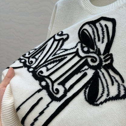 Max 25fw embroidered sewater