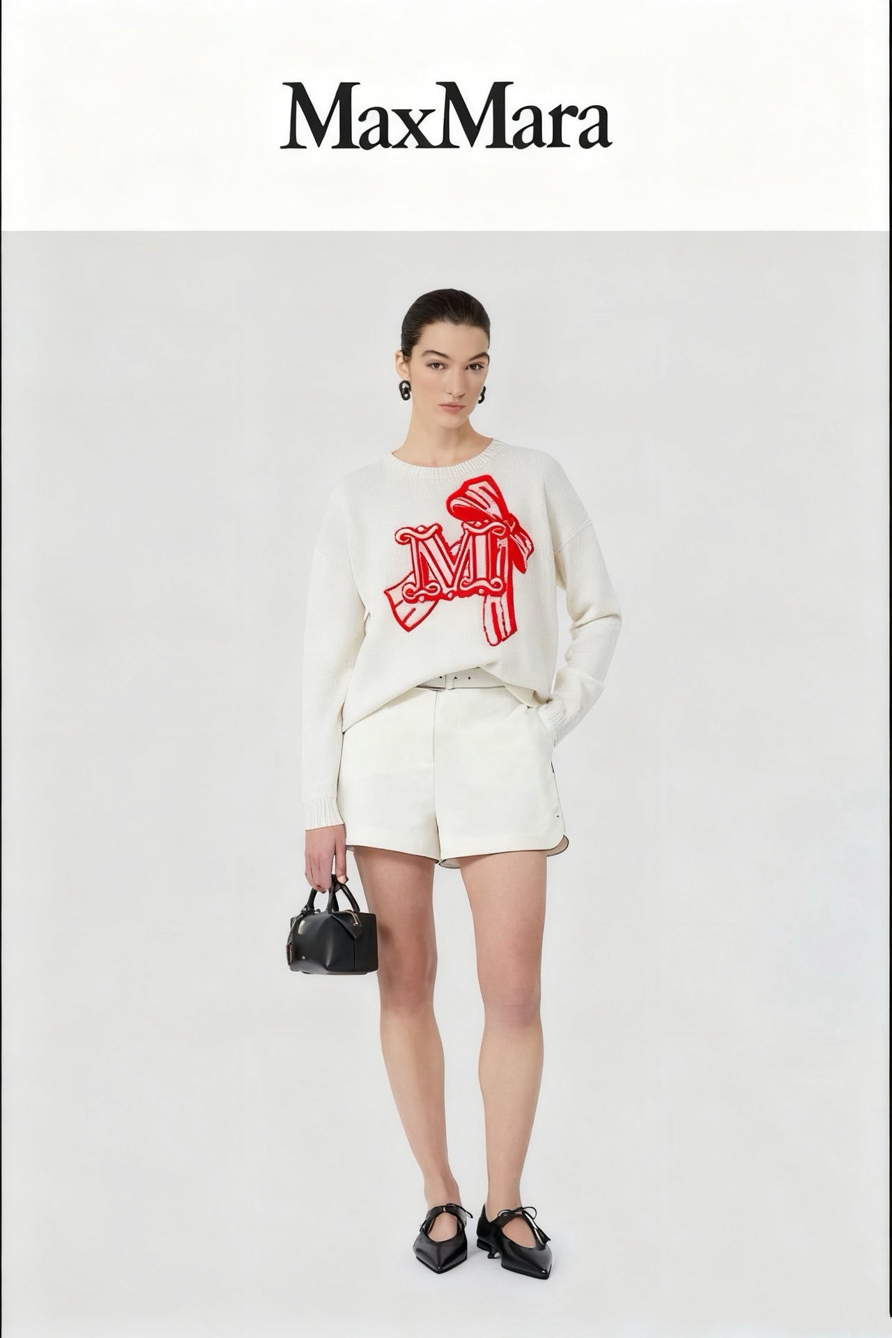 Max 25fw embroidered sewater