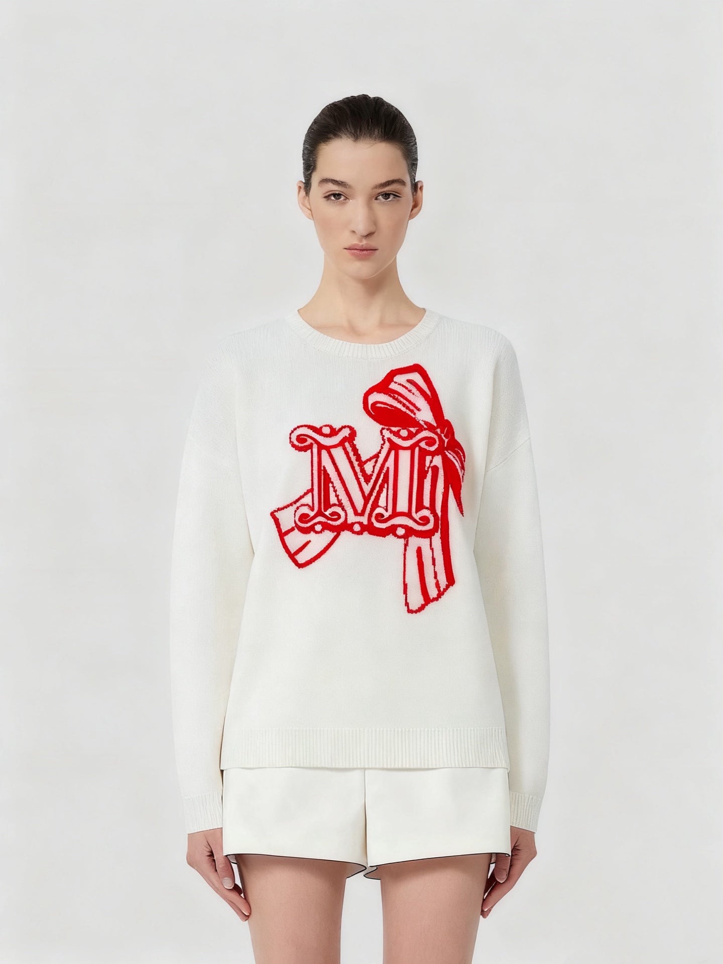 Max 25fw embroidered sewater