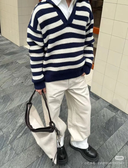 Bottega 25fw stripe sweater