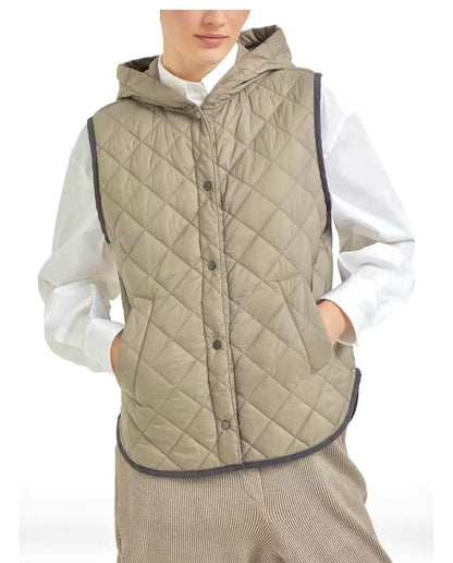 Brune 25fw hoodie vest