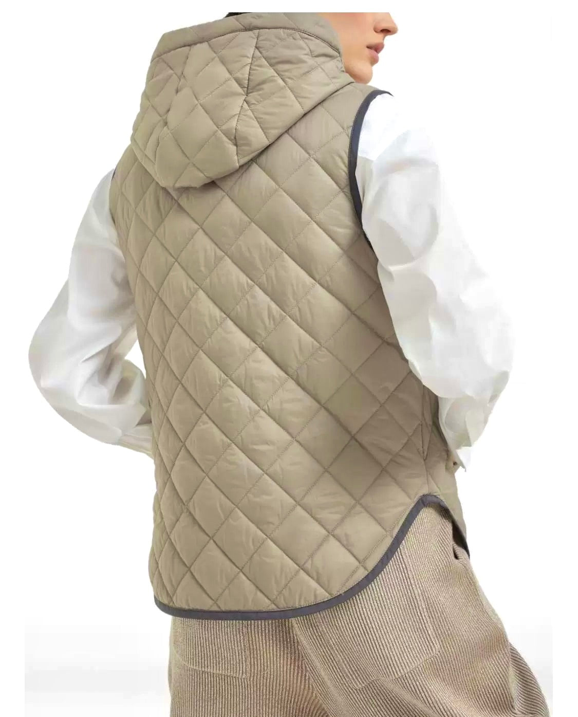 Brune 25fw hoodie vest