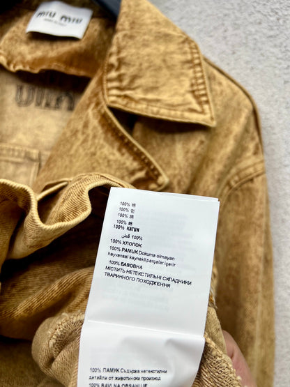 Miu 25fw denin Jacket