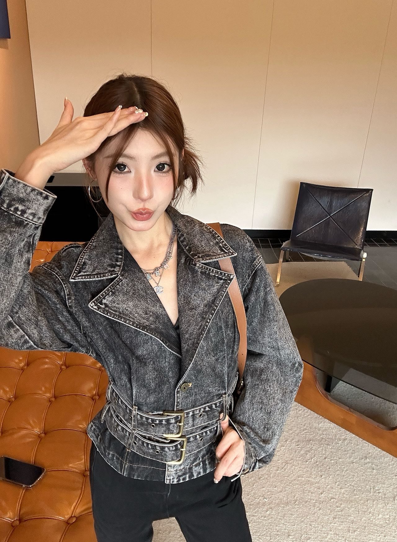Miu 25fw denin Jacket