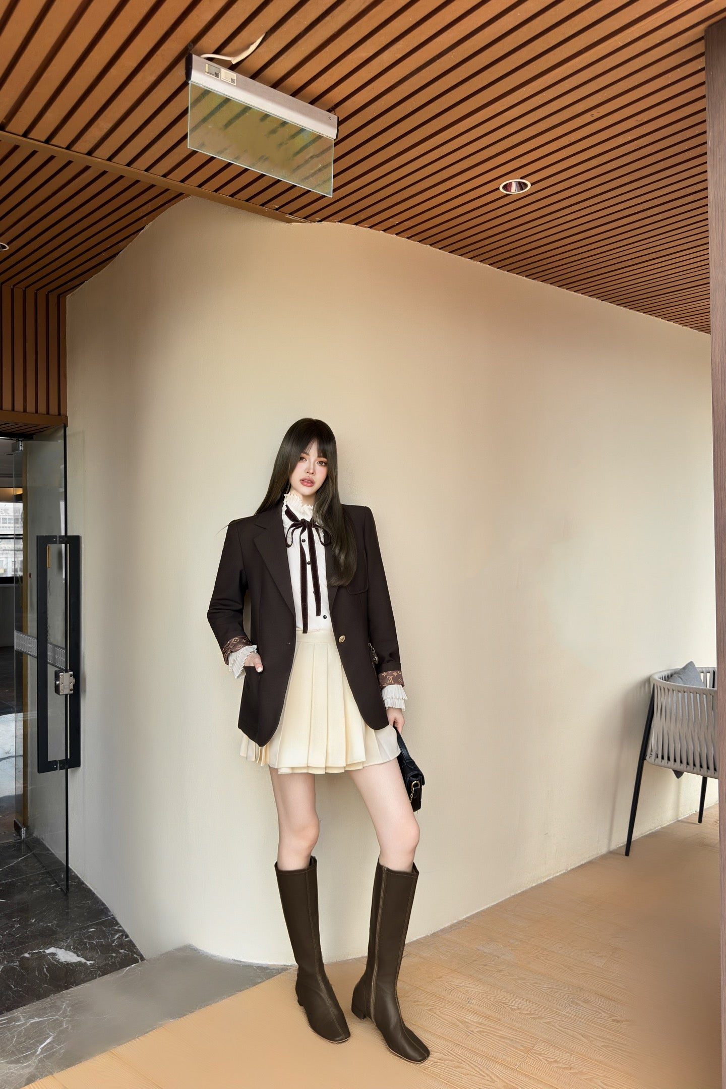 Louis 25fw all-match skirts