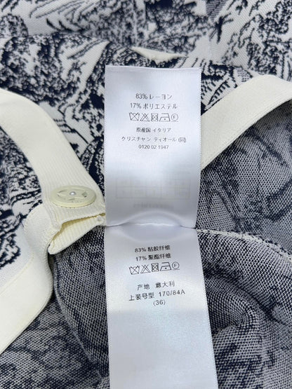 CD 25fw printed cardigan