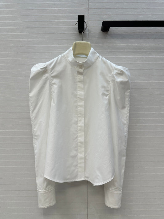 Alai 25fw pleated shirt