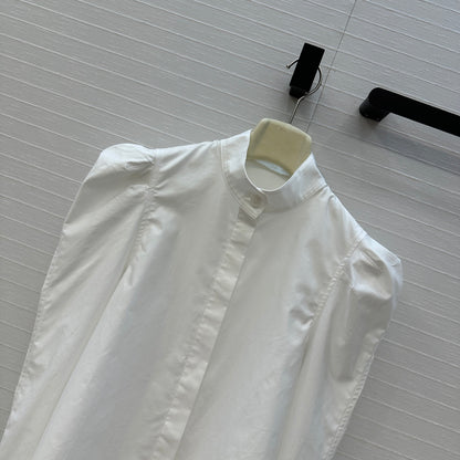 Alai 25fw pleated shirt
