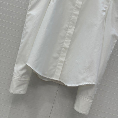 Alai 25fw pleated shirt