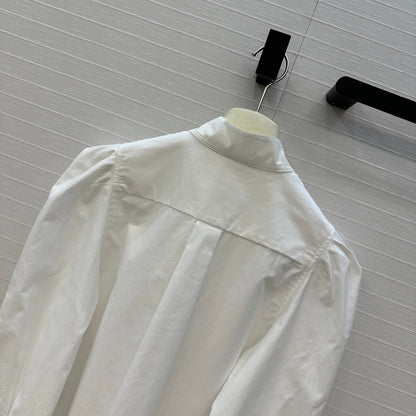 Alai 25fw pleated shirt