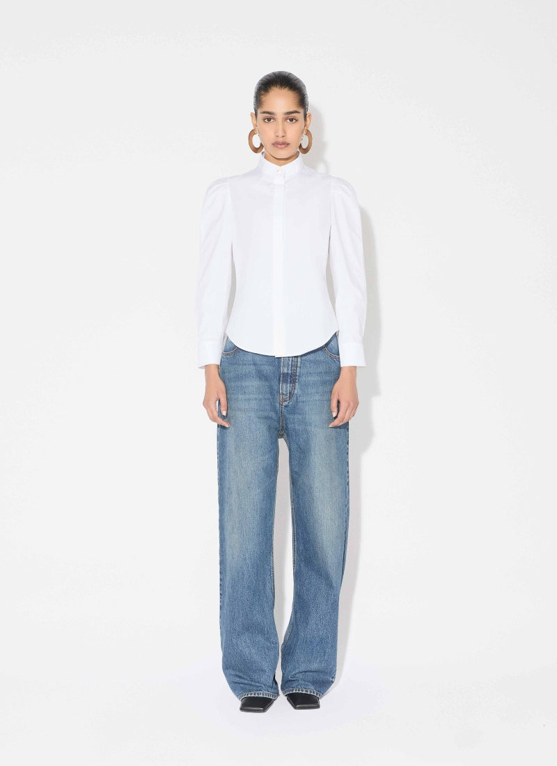 Alai 25fw pleated shirt