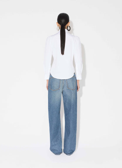 Alai 25fw pleated shirt