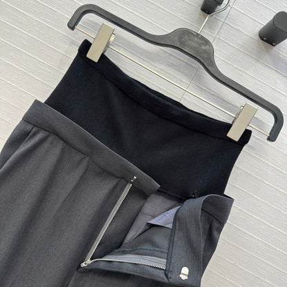 Alai 25fw splicing pants