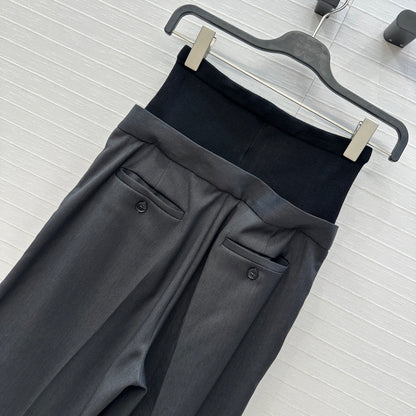 Alai 25fw splicing pants