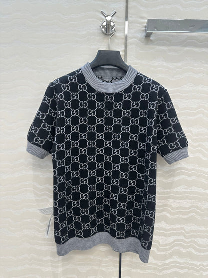 Guc 25fw jacquard t-shirt