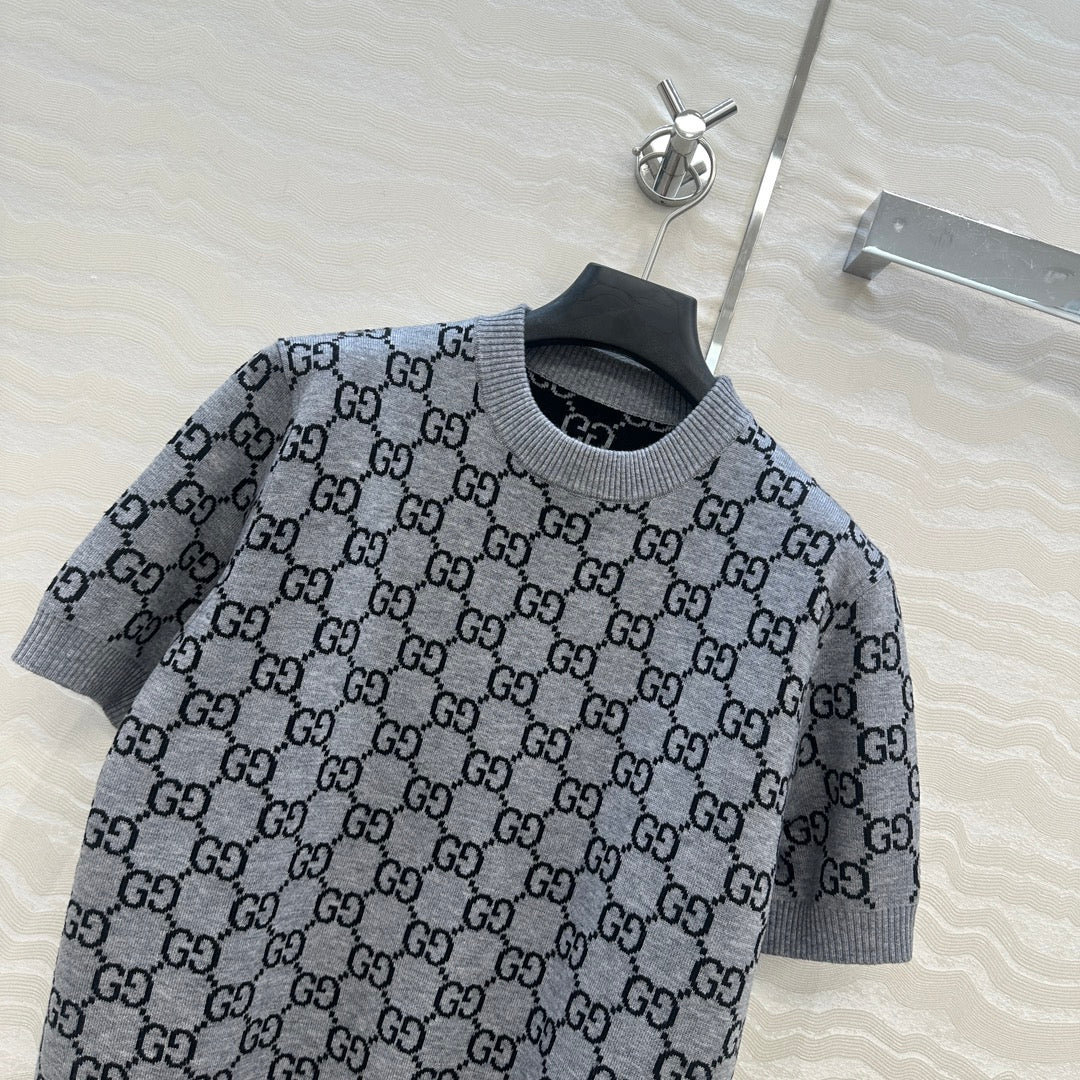 Guc 25fw jacquard t-shirt