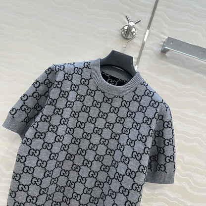 Guc 25fw jacquard t-shirt