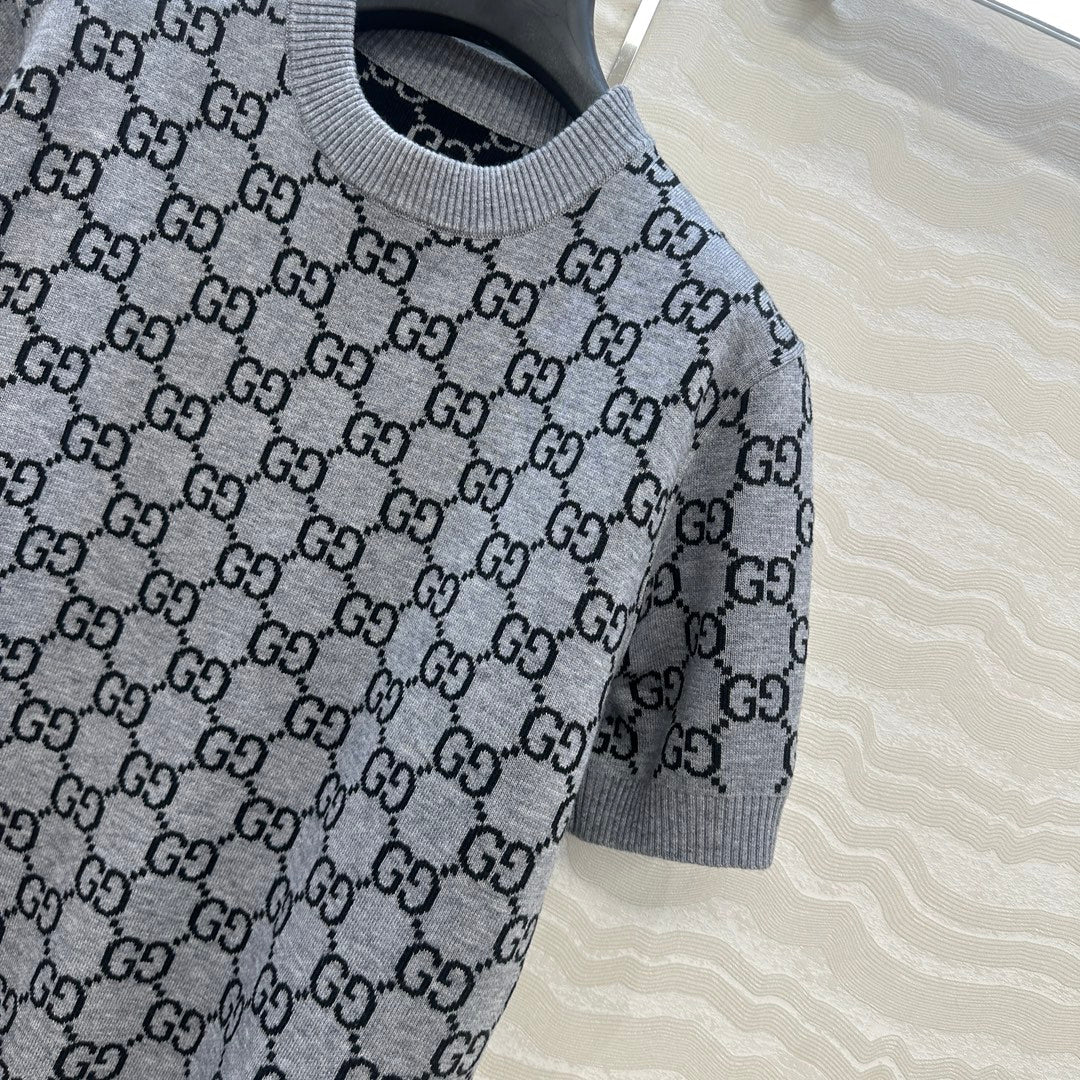 Guc 25fw jacquard t-shirt