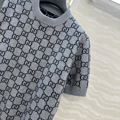 Guc 25fw jacquard t-shirt