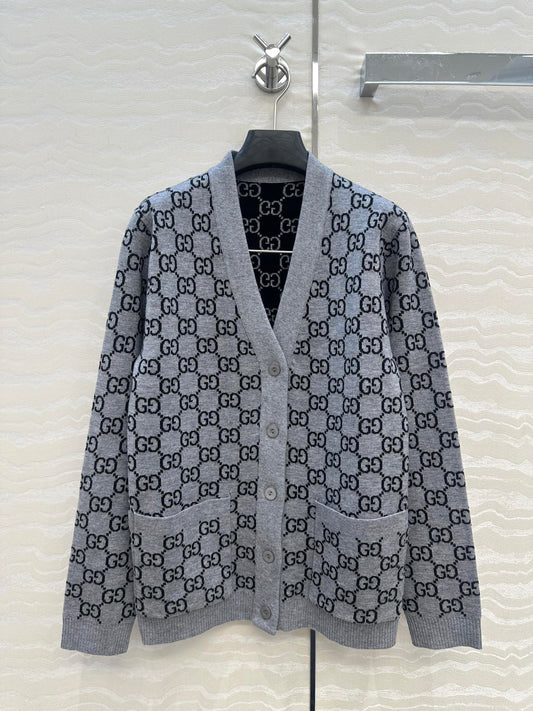 Guc 25fw reversible cardigan