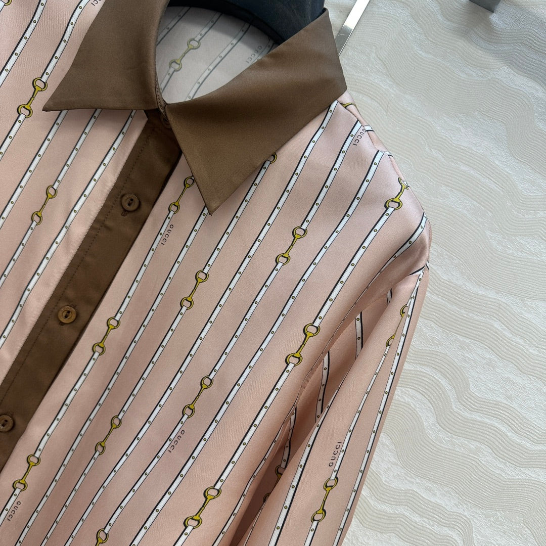 Guc 25fw silk shirt