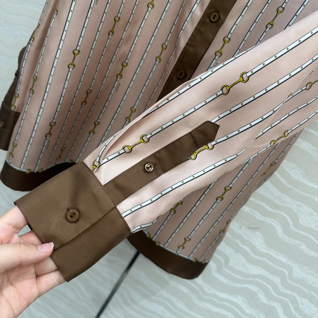 Guc 25fw silk shirt