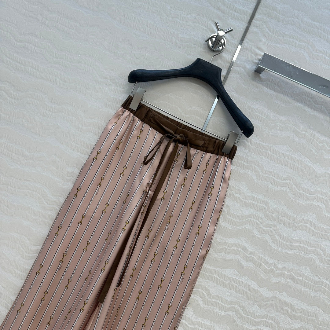 Guc 25fw silk pants