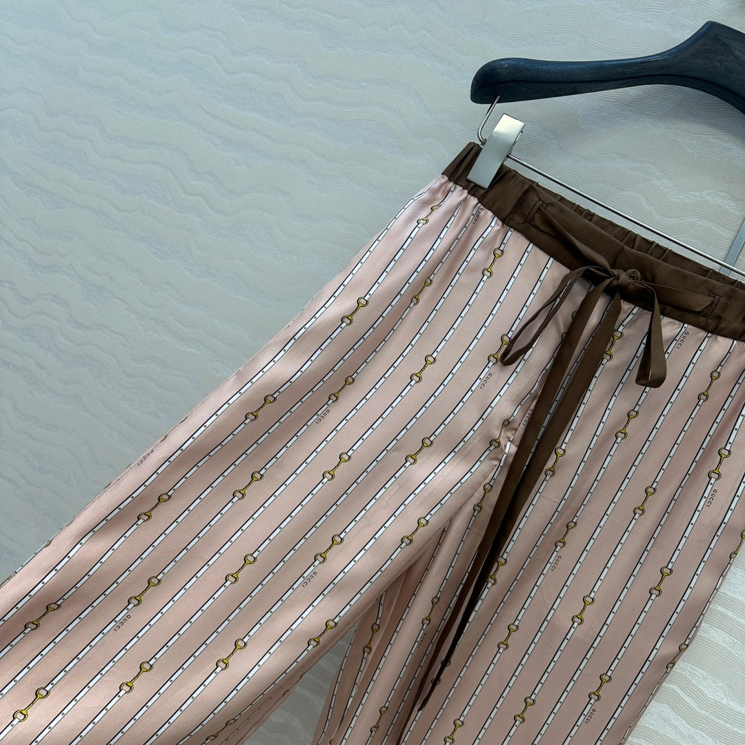 Guc 25fw silk pants