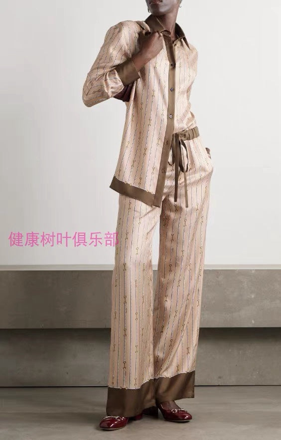 Guc 25fw silk pants