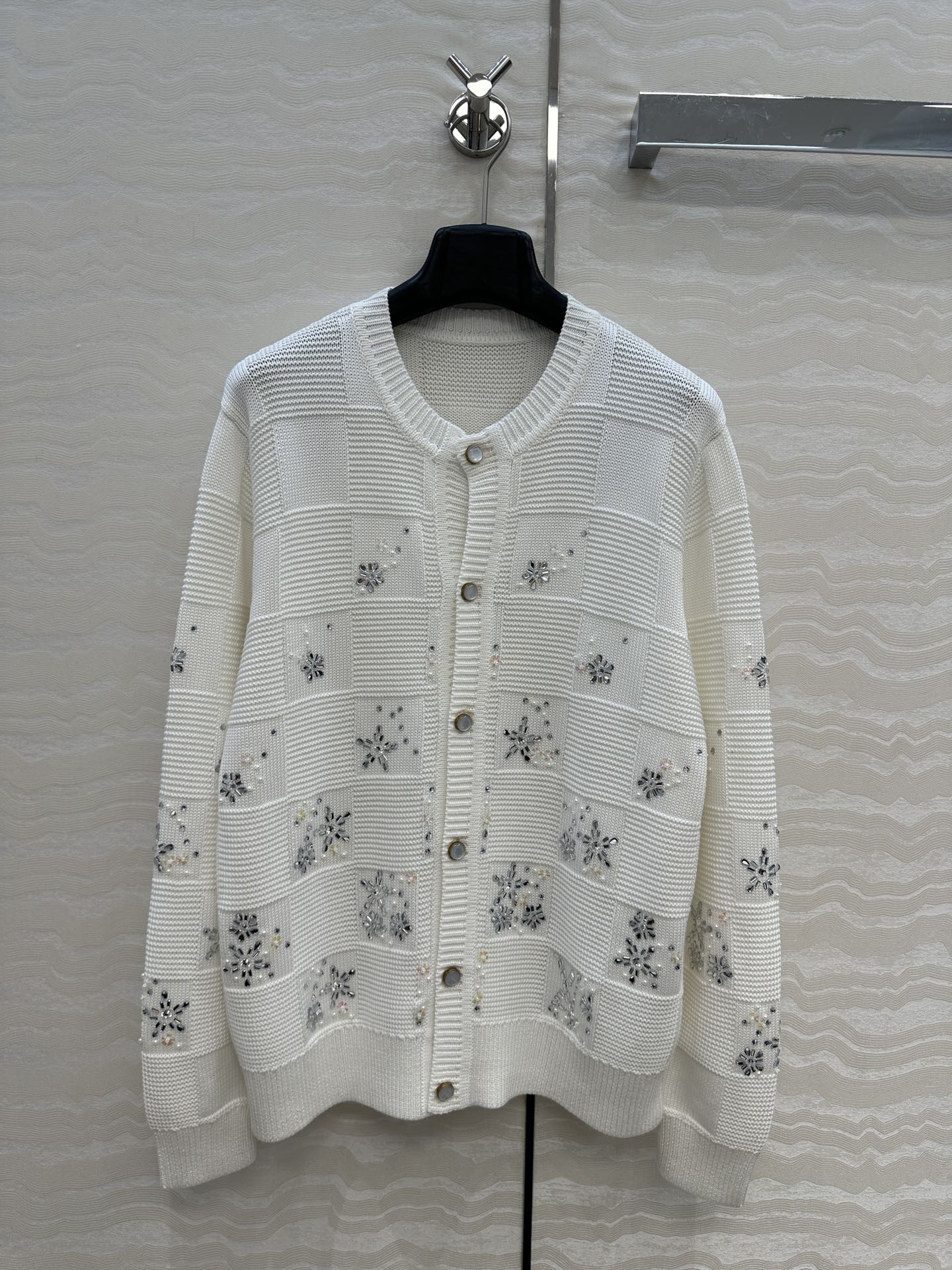 Louis 25fw jacquard cardigan
