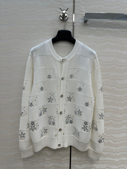 Louis 25fw jacquard cardigan