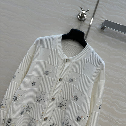 Louis 25fw jacquard cardigan