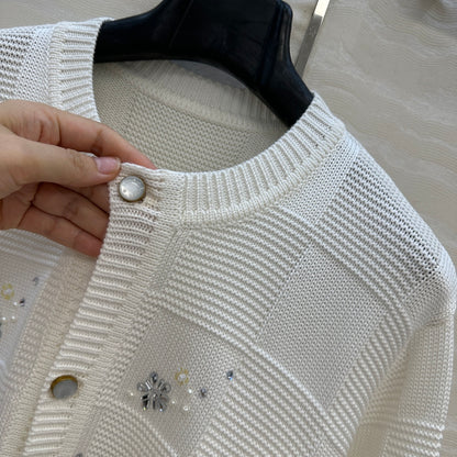 Louis 25fw jacquard cardigan