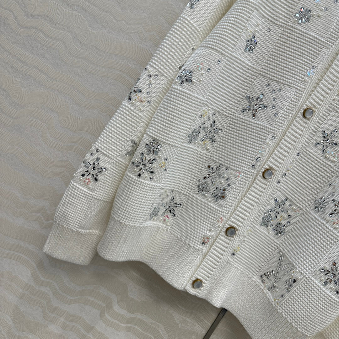 Louis 25fw jacquard cardigan