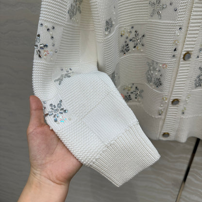 Louis 25fw jacquard cardigan