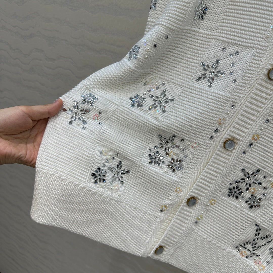 Louis 25fw jacquard cardigan