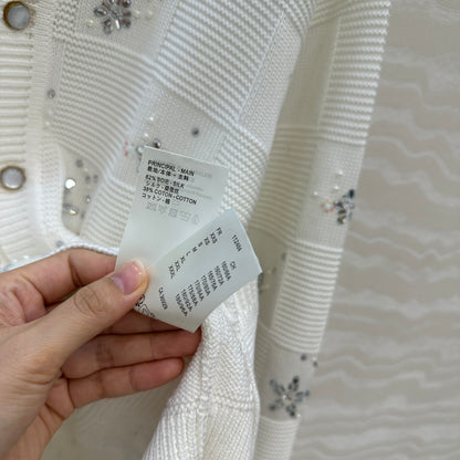 Louis 25fw jacquard cardigan