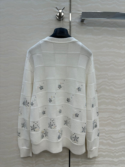 Louis 25fw jacquard cardigan